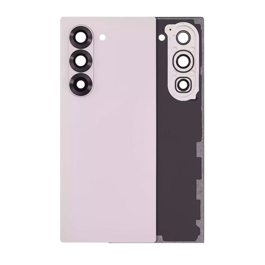 Back Cover Glass With Camera Lens For Samsung Galaxy Z Fold 6 5G (Service Pack) (Pink)