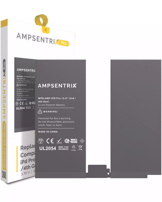Replacement Battery For iPad Pro 12.9" 3rd Gen (2018) / 4th Gen (2020) (AmpSentrix Pro)