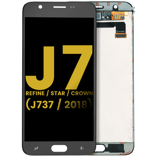 LCD Assembly Without Frame For Samsung Galaxy J7 Refine / Star / Crown (J737 / 2018) (Refurbished) (Black)