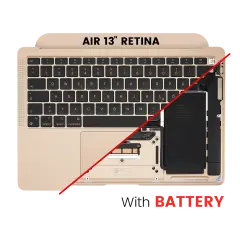Top Case with Battery and Keyboard (ISO UK) For MacBook Air 13" A2337 (2020) (Gold)