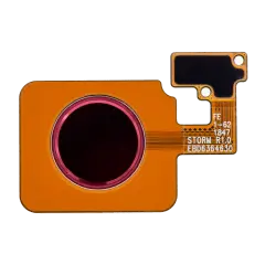 Home Button Fingerprint Sensor With Flex For LG G8 ThinQ / LG V50 ThinQ (Red)