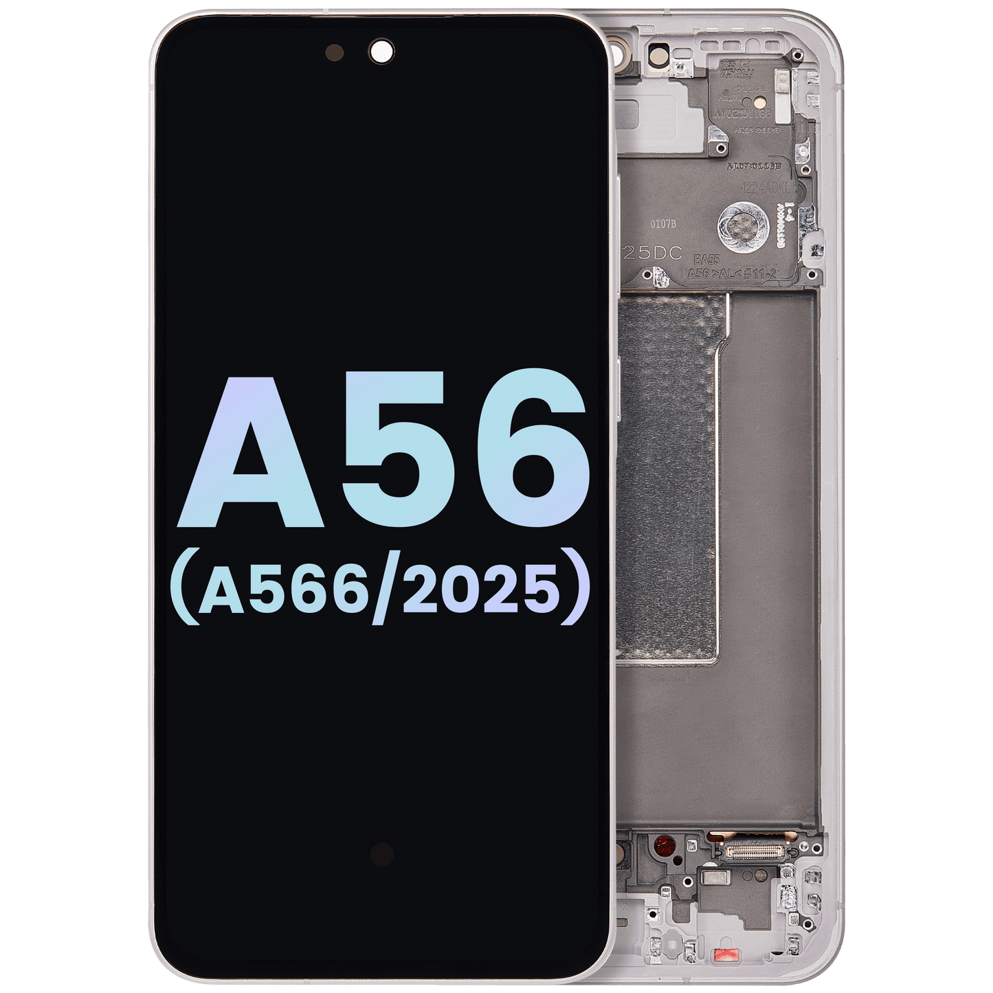 OLED Assembly With Frame For Samsung Galaxy A56 5G (A566 / 2025) (Service Pack) (Pink)