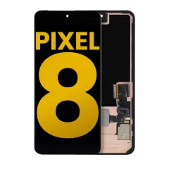 OLED Assembly With Frame (With Fingerprint Sensor) For Google Pixel 8 (Refurbished) (All Colors)