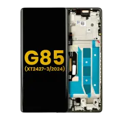 OLED Assembly With Frame For Motorola Moto G85 (XT2427-3 / 2024) (Refurbished) (Cobalt Blue)