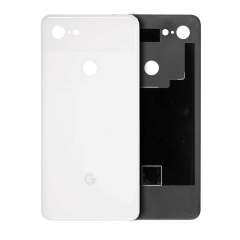 Back cover Glass For Google Pixel 3 (Genuine OEM) (Clearly White)