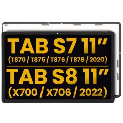 LCD Assembly Without Frame For Samsung Galaxy Tab S7 11" (2020) (T870 / T875 / T876 / T878) / Tab S8 11" (2022) (X700 / X706) (Refurbished) (All Colors)