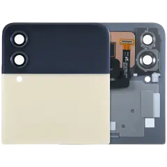 Outer OLED Assembly For Samsung Galaxy Z Flip 4 5G (US & International) (Used OEM Pull: Grade A) (Gold)