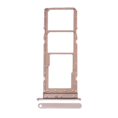 Dual Sim Card Tray For Motorola Moto E40 (XT2159 / 2021) (Pink Clay)