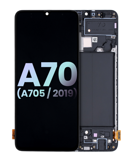 OLED Assembly With Frame For Samsung Galaxy A70 (A705 / 2019) (Service Pack) (All Colors)