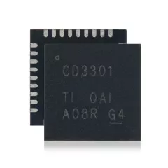 Power IC For MacBooks (TI: CD3301RHHR / CD3301: QFN-36 Pin)