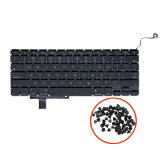 Keyboard + Backlight + Screw (US) For MacBook Pro 17" A1297 (2009-2011)