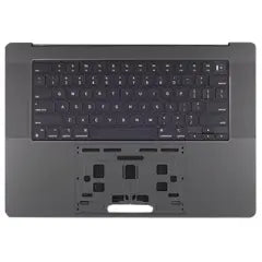 Top Case with Battery and Keyboard For MacBook Pro 16" A2991 (2023) (ISO Canadian French) (Genuine OEM) (Space Black)