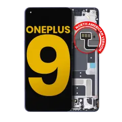 OLED Assembly With Frame For OnePlus 9 (US Version) (Refurbished) (Winter Mist)