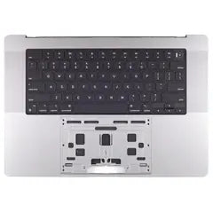 Top Case with Battery and Keyboard (ISO Turkish-F) For MacBook Pro 16" A2485 (2021) (Genuine OEM) (Space Gray)