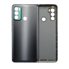 Back cover Glass For Motorola Moto E40 (XT2159 / 2021) (Carbon Gray)