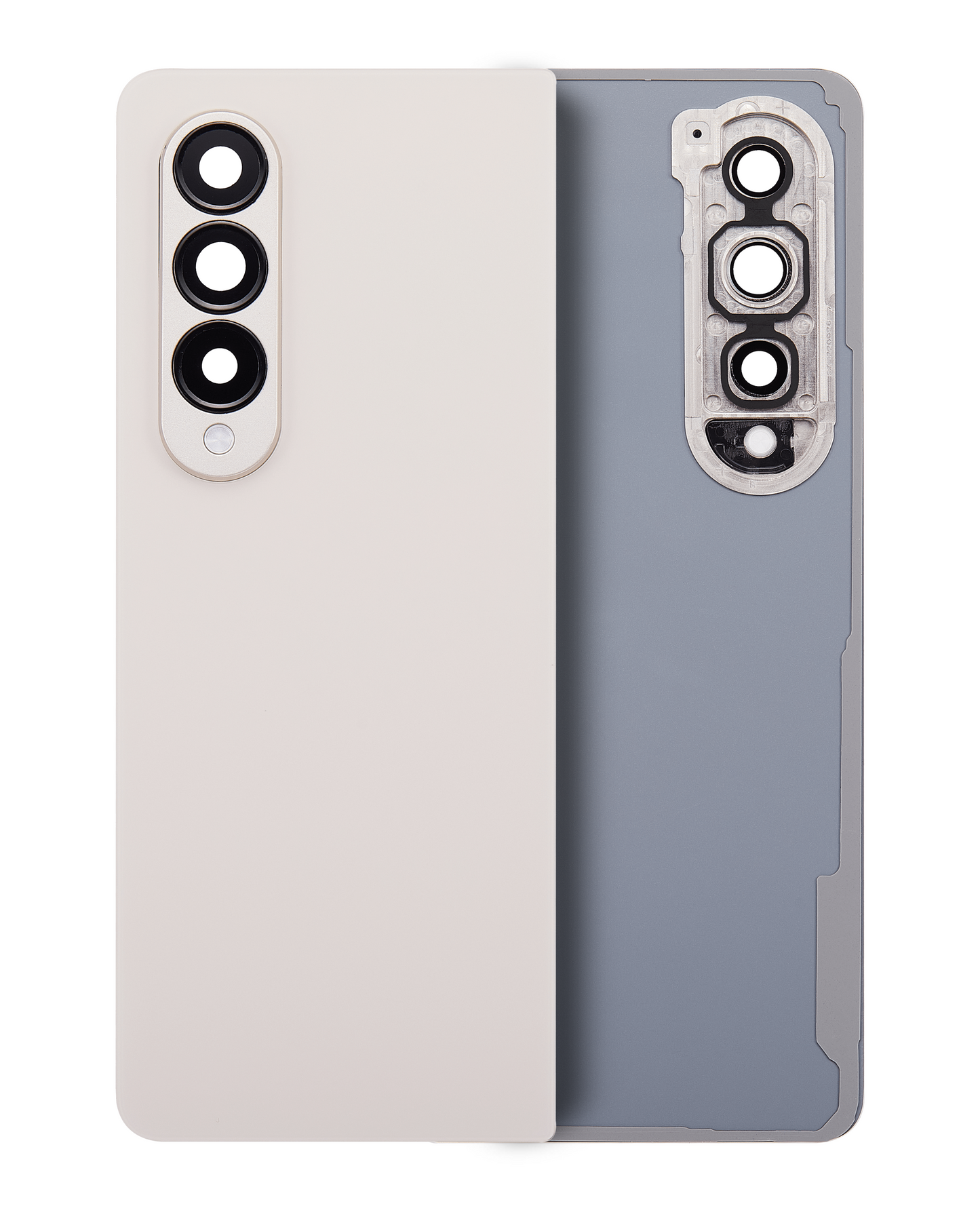 Back Cover Glass With Camera Lens For Samsung Galaxy Z Fold 4 (F936) (Beige)