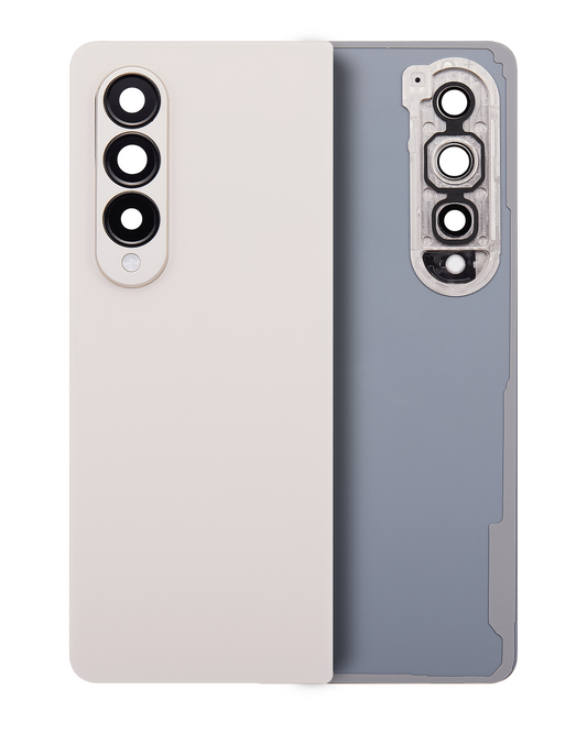 Back Cover Glass With Camera Lens For Samsung Galaxy Z Fold 4 (F936) (Beige)