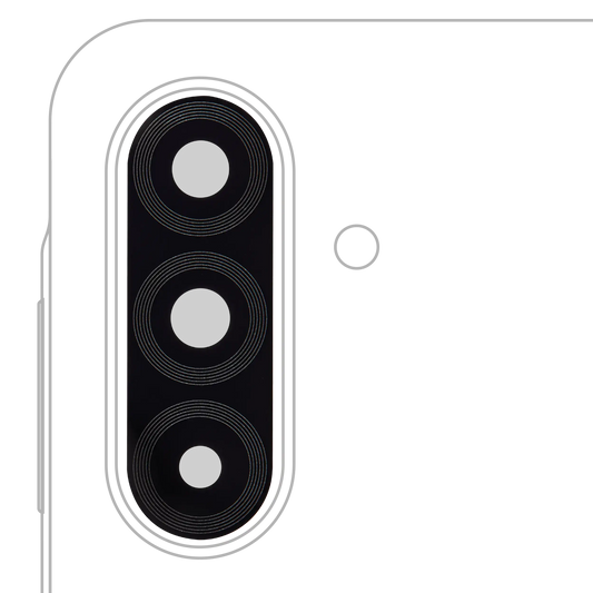 Back Camera Lens (Glass Only) With Adhesive For Samsung Galaxy A17 5G (A176 / 2025) (All Colors)