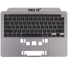 Top Case with Keyboard (ANSI US) For MacBook Pro 13" A2338 (2020) (Space Gray)
