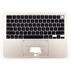 Top Case with Keyboard (ANSI Korean) For MacBook Air 13" A2681 (2022) (Genuine OEM) (Starlight)