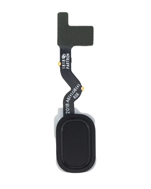 Fingerprint Reader With Flex Cable For Samsung Galaxy J8 (J810 / 2018) / A6 Plus (A605/ 2018) (Black)