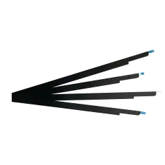 Display Bottom Glass Bezel Strip (Without Logo) For MacBook Pro 16" (A2141 / Mid 2019) (9 Pack)
