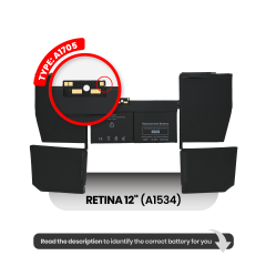 Battery (A1705) For MacBook 12" A1534 (2016-2017)