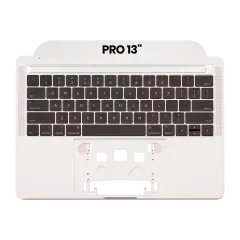 Top Case with Keyboard (ANSI US) For MacBook Pro 13" A1706 (2016-2017) (OEM New) (Silver)