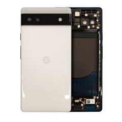 Back Housing For Google Pixel 6a (Genuine OEM) (Chalk)