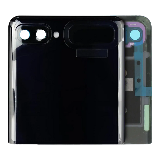 Outer OLED Assembly With Frame Compatible For Samsung Galaxy Z Flip 4G (F700) (Service Pack) (Mirror Black)