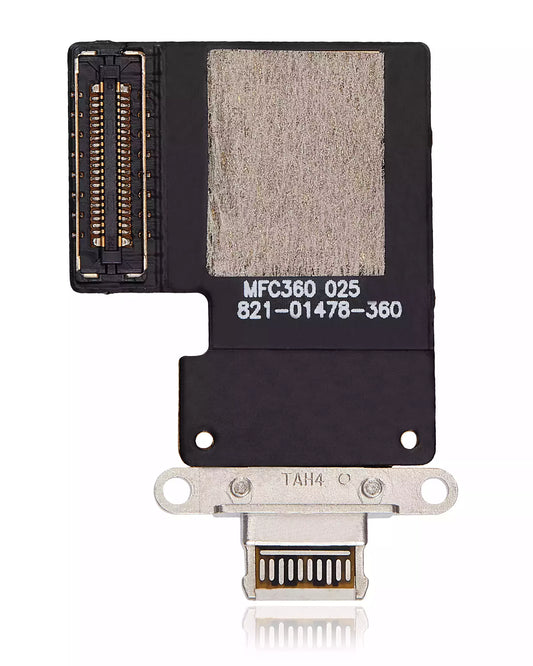 Charging Port Flex Cable For iPad Pro 12.9" 3rd Gen (2018) / 4th Gen (2020) / iPad Pro 11" 1st Gen (2018) / Pro 11" 2nd Gen (2020) (Premium) (White)