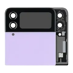 Outer OLED Assembly For Samsung Galaxy Z Flip 4 5G (US & International) (Used OEM Pull: Grade A) (Bora Purple)