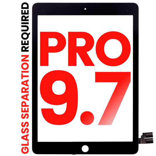 Digitizer For iPad Pro 9.7" (Glass Separation Required) (Aftermarket Plus) (Black)