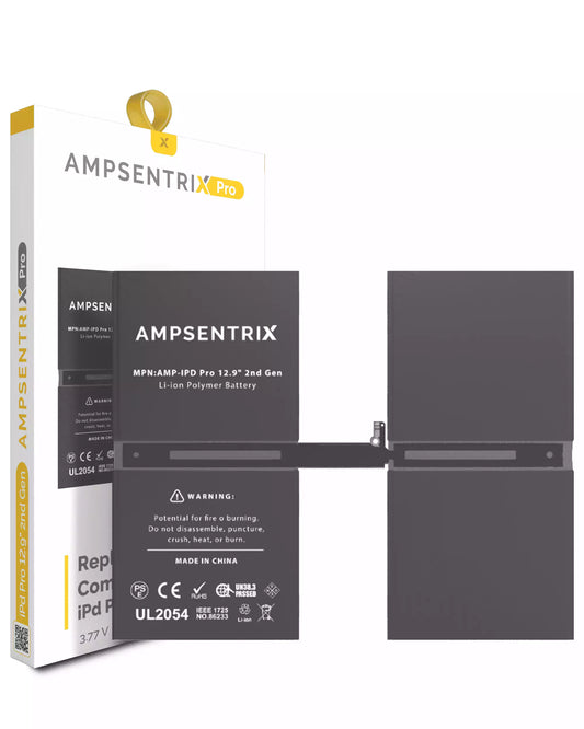 Replacement Battery For iPad Pro 12.9" 2nd Gen (2017) (AmpSentrix Pro)