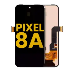 OLED Assembly Without Frame (Without Fingerprint Sensor) For Google Pixel 8A (Refurbished) (All Colors)