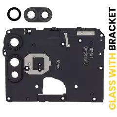 Back Camera Lens With Bracket For Motorola Moto E (XT2052 / 2020) (Black)