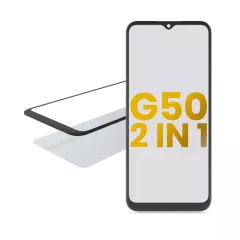 2 in 1 Front Glass With OCA Pre-Installed For Motorola Moto G50 (XT2137 / 2021)
