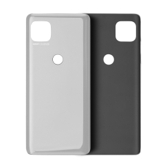 Back cover Glass For Motorola Moto G 5G (XT2113-3 / 2020) (Frosted Silver)