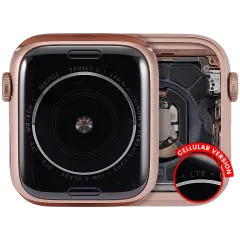 Housing Assembly Compatible For Watch Series 5 (44MM) (Used OEM Pull: Grade A) (Cellular Version) (Aluminum / Gold)