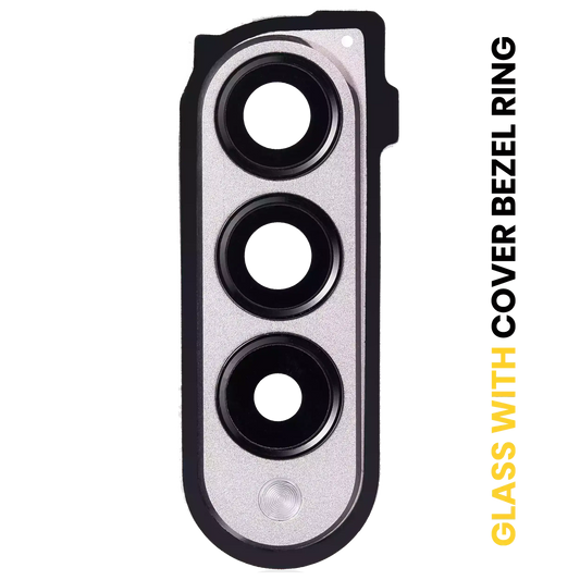 Back Camera Lens With Cover Bezel Ring For Samsung Galaxy Z Fold 3 5G (F926) (Phantom Silver)