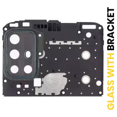 Back Camera Lens With Bracket For Motorola Moto G30 (XT2129 / 2021) (Phantom Black)