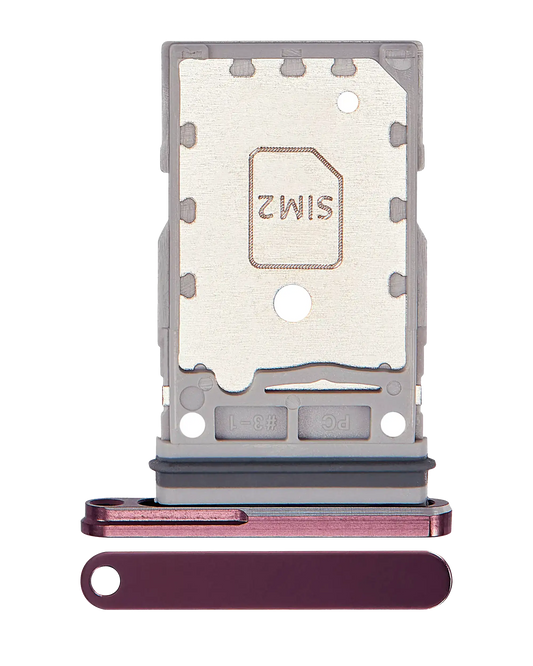 Dual Sim Card Tray For Samsung Galaxy Z Fold 4 (F936) (Burgundy)