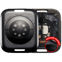 Back Cover Assembly For Watch Series 7 (41mm) (LET Version) (Aluminum / Space Black)