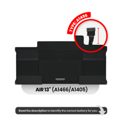 Battery (A1496) For MacBook Air 13" A1466 (2012-2017)