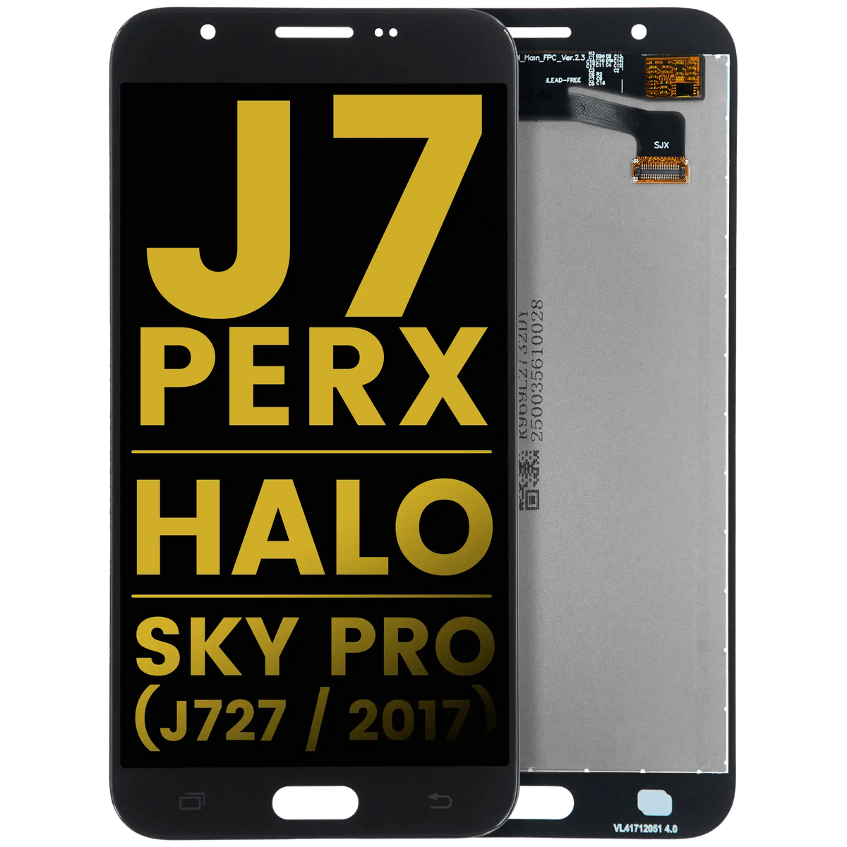 LCD Assembly Without Frame For Samsung Galaxy J7 Perx / Halo / Sky Pro (J727 / 2017) (Refurbished) (Black)