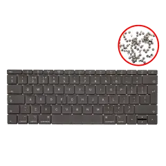 Keyboard W/ Backlight & Screws For MacBook Pro 13" A1708 (2016-2017) (UK English)