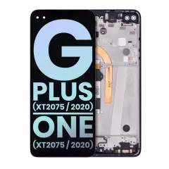 LCD Assembly With Frame For Motorola Moto G 5G Plus (XT2075 / 2020) / One 5G (XT2075 / 2020) (Genuine OEM) (Surfing Blue)