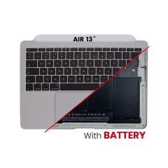 Top Case with Battery and Keyboard (ANSI US) For MacBook Air 13" A1466 (2013-2017) (Used OEM Pull: Grade A)
