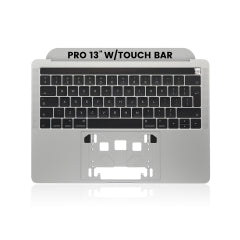 Top Case with Keyboard (ISO UK) For MacBook Pro 13" A1706 (2016-2017) (OEM New) (Space Gray)