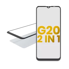 2 in 1 Front Glass With OCA Pre-Installed For Motorola Moto G20 (XT2128 / 2021)
